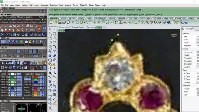 vanki ring omki ring pert 1 rhino 3d matrix 9 cad design vanki ring смотреть онлайн