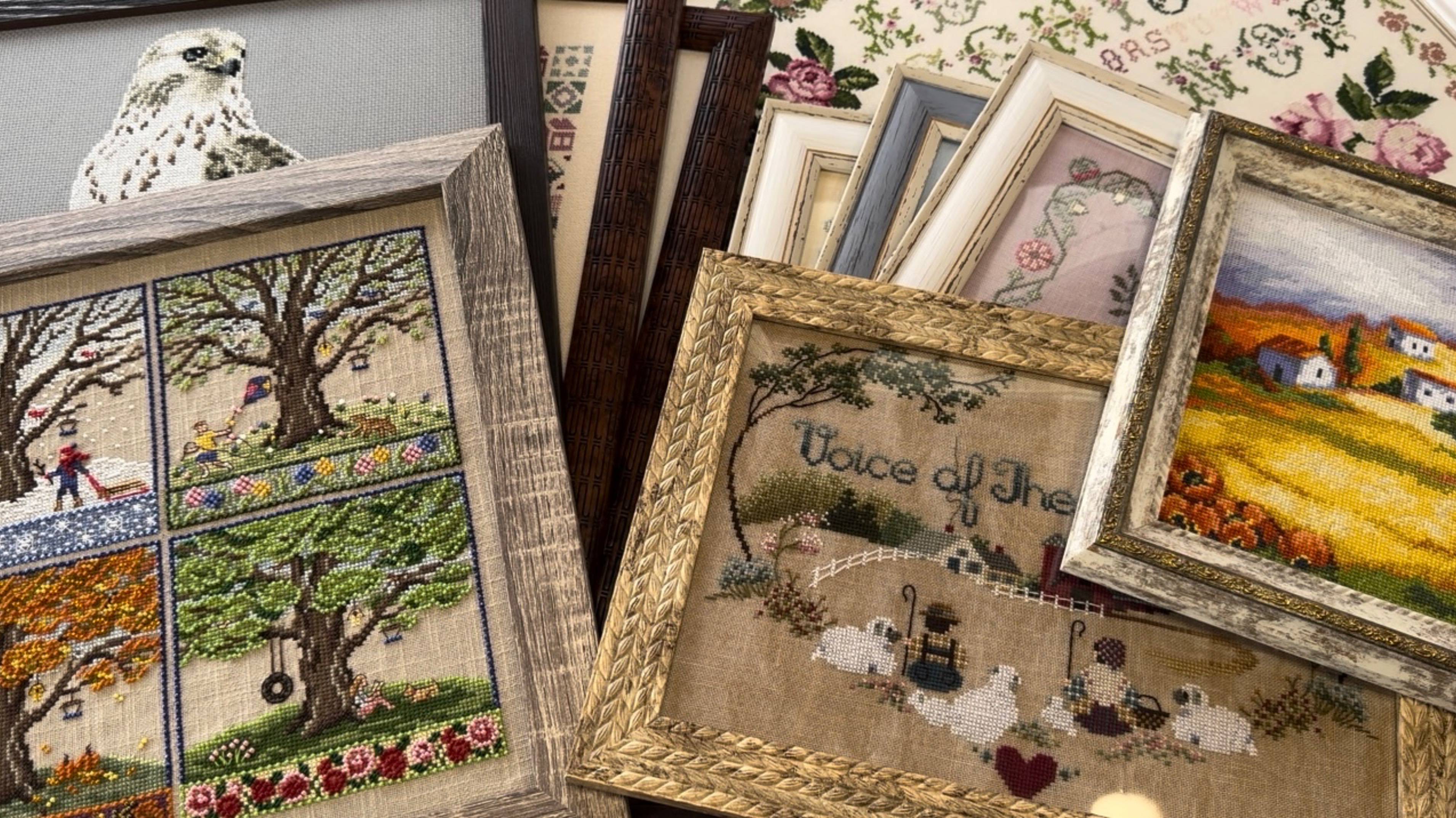 Вышивка крестом/ Оформила 10 работ/ Часть 1. смотреть онлайн