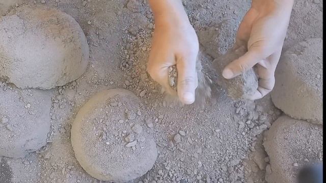 Most Relaxing Sand Cement asmr | delicious crunchy Dry crumbling 1/2 | смотреть онлайн