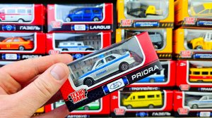 Открываю коробку с мини машинками Технопарк. Про машинки #топыкатегорий