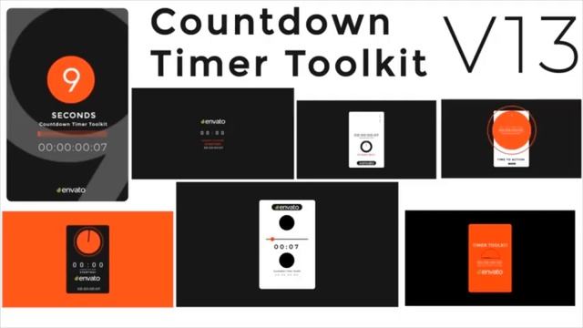 Countdown Timer Toolkit Package | Adobe Premiere Pro Template смотреть онлайн