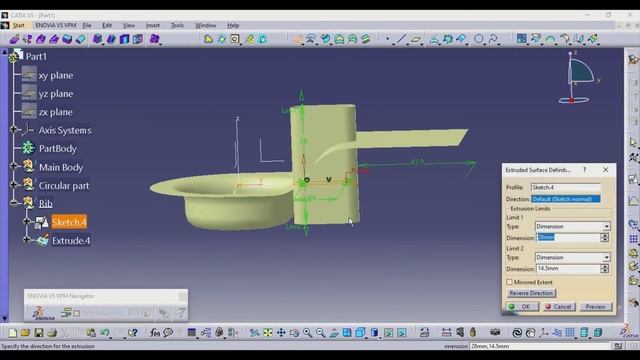 Assignment 01 || Surfacing practice || CATIA V Tutorial смотреть онлайн