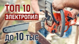 ТОП-10 цепных электропил до 10 тысяч рублей. Лучшие электрические пилы 2025!