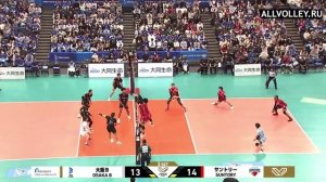 Волейбол. Чемпионат Японии 2024-2025. Осака Блютеон — Сантори Санбёрдз