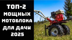 🔝 ТОП-2. Лучшие мотоблоки 2025 года 🚜Мощные и надежные модели для дачи💪 Купить мотоблок недорого