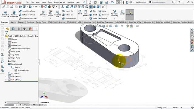 Solidworks Sketch Picture смотреть онлайн