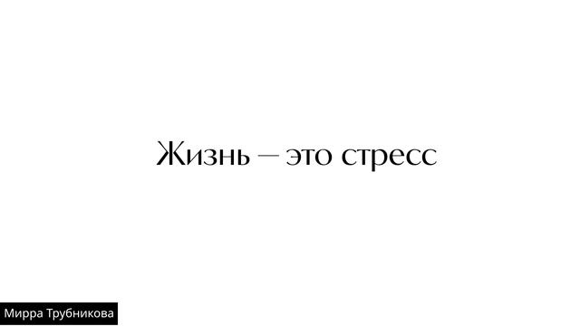 Жизнь — это стресс. Фрагмент вебинара про корневой центр смотреть онлайн