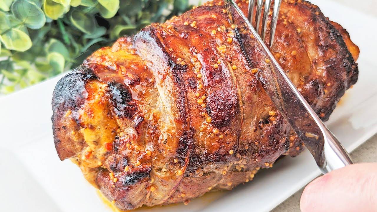 Знала бы раньше, ТОЛЬКО ТАК бы готовила, а не покупала! СОЧНЫЙ МЯСНОЙ РУЛЕТ из свиной грудинки. смотреть онлайн