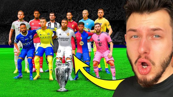 Я ЗАКИНУЛ СВОЮ КОМАНДУ с FC MOBILE в ЛИГУ ЧЕМПИОНОВ...