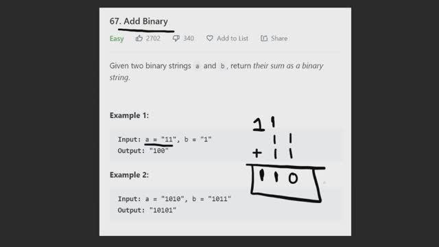 Leetcode 067: Add Binary (RU) смотреть онлайн