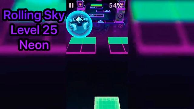 Rolling Sky - Neon (All Gems and Crowns) | Egaming YT смотреть онлайн