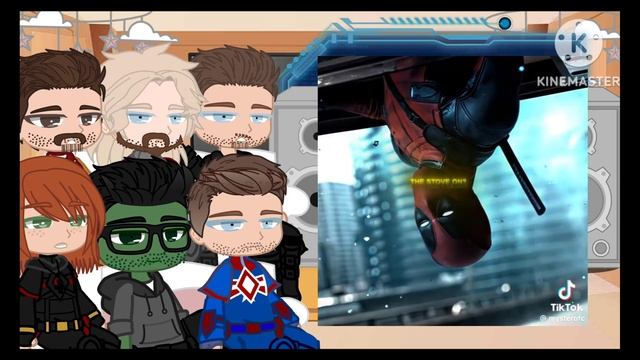  AVENGERS react TO deadpool  Marvel GCRV 