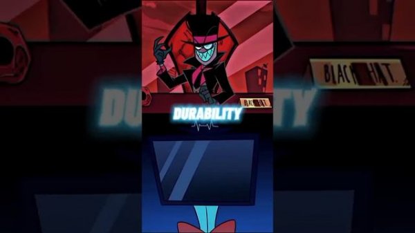 black hat vs alastor and vox