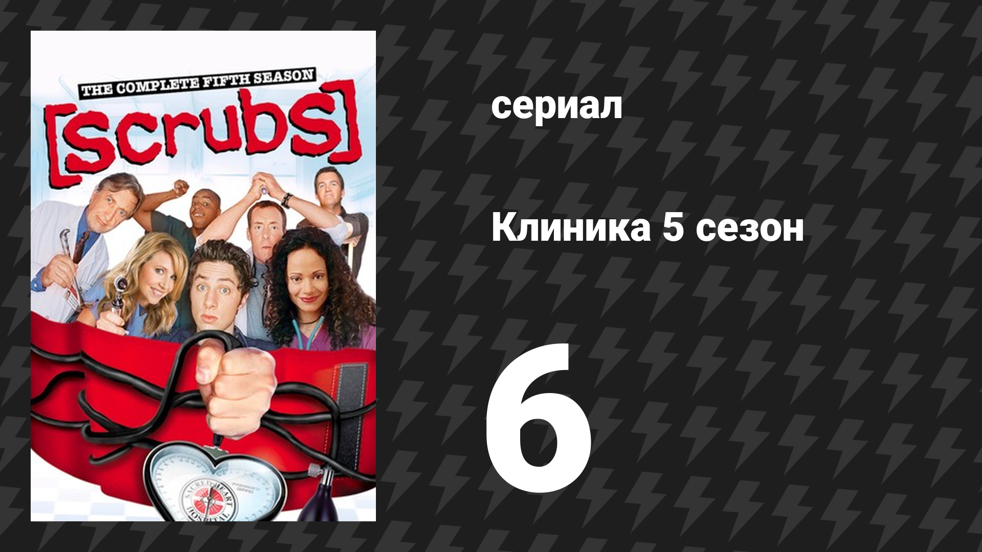 Клиника 5 сезон 6 серия «Моя Потерянная Проницательность» (сериал, 2001-2010)