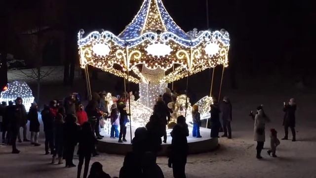 Вилановский дворец зимой