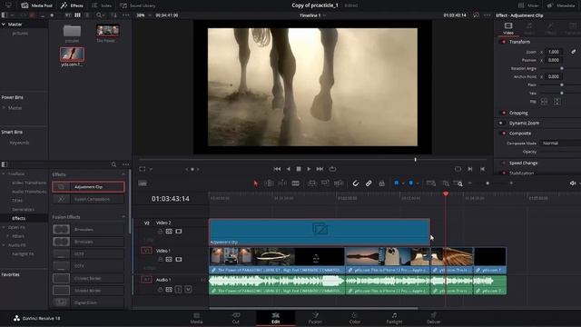 Unleash Your Editing Skills: Master Adjustment Clips in Davinci Resolve 18 смотреть онлайн
