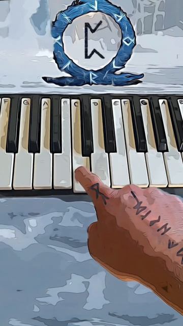 God of War Theme #gow #ragnarok #pianotutorial смотреть онлайн