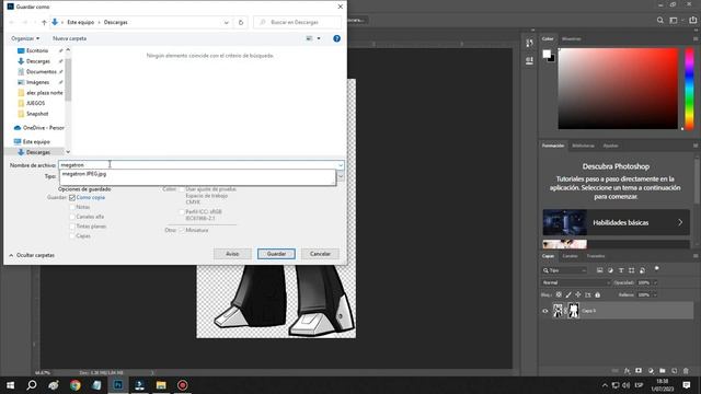✅CONVERTIR IMAGEN JPEG a PNG para FILMORA (Eliminar fondo de Imagen)