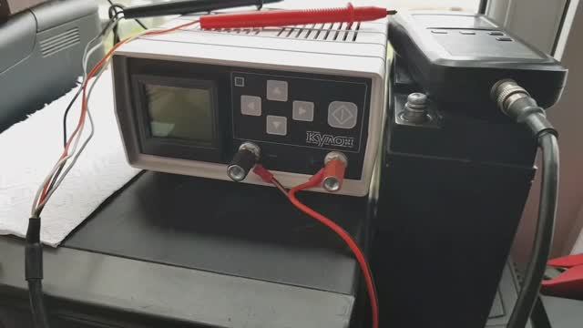 Аккумулятор AGM 17 Ач - рекорд внутреннего сопротивления( mOm ). Разряд до 10,5 Вольт смотреть онлайн