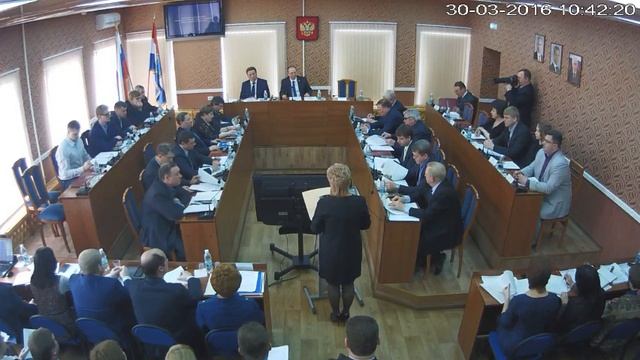 Заседание Думы (30.03.2016) смотреть онлайн