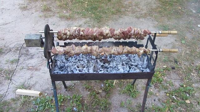 приготовление шашлыка на супер мангале смотреть онлайн