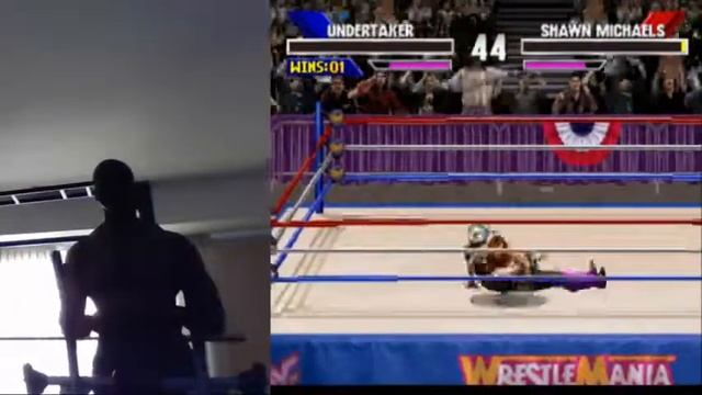 Cardio while playing Wrestlemania the Arcade Game on PSX смотреть онлайн