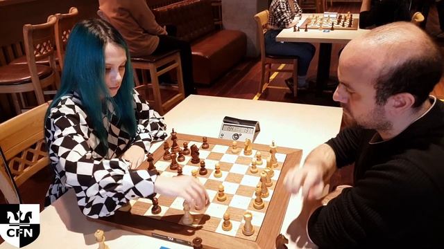 B. Dagesyan (1767) vs WFM A. Zherebtsova (2043). Chess Fight Night. CFN. Blitz смотреть онлайн