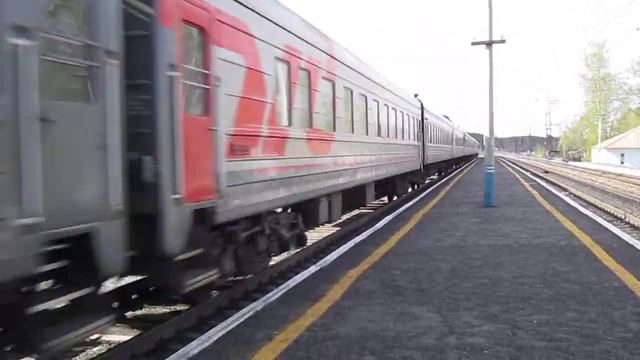 ЭП2К-111 с поездом 92 Москва-Северобайкальск смотреть онлайн