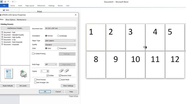 How To Print Document With Reverse Order Pager Page From Last Page to First Page смотреть онлайн