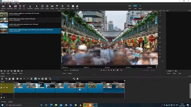 Clips Editing On Timeline | Shotcut Free Video Editor Tutorial | EP-02 | Hindi
