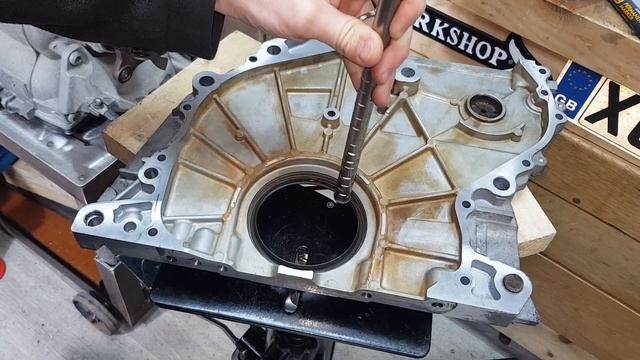 How to install rear main seal Crankshaft seal BMW timing chain cover seal F10 N57 N47 530d 520d 730 смотреть онлайн