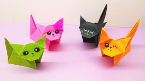 КОШКА ИЗ БУМАГИ