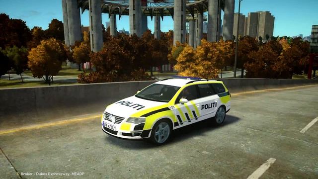 GTAIV - Volkswagen Passat Norwegian Police car смотреть онлайн