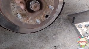 Замена колодок ручника Nissan X-trail t30