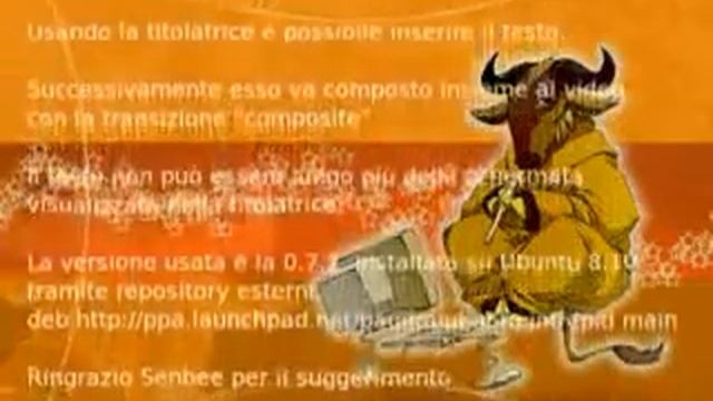 Esempio di titolazione scorrevole con Kdenlive смотреть онлайн