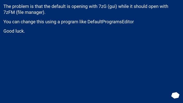 7-zip cannot open file on double click смотреть онлайн