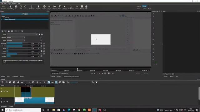 Shotcut #27 - Membuat efek video highlight atau masking video | Video editor pc gratis no watermar смотреть онлайн