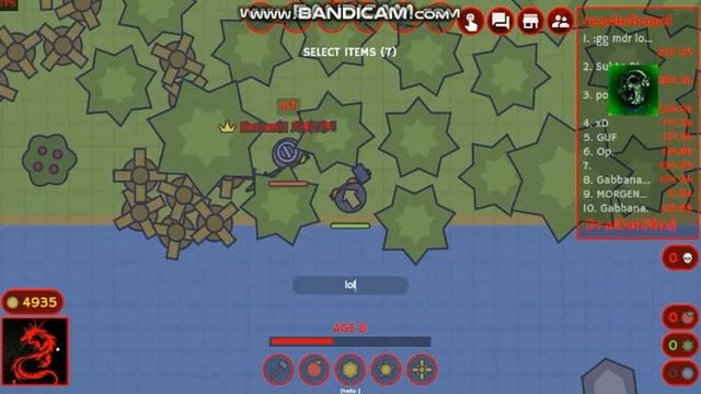 MooMoo.io DraGon Mod смотреть онлайн