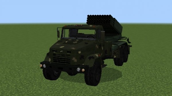 Minecraft PE мод на РСЗО (Реактивная система залгопо огня) Бастион-01. | Обзор мода.