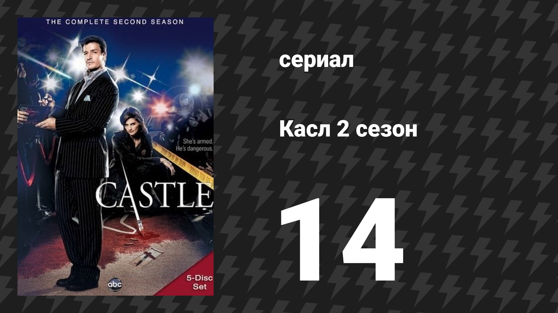 Касл 2 сезон 14 серия «Третий» (сериал, 2009-2010)