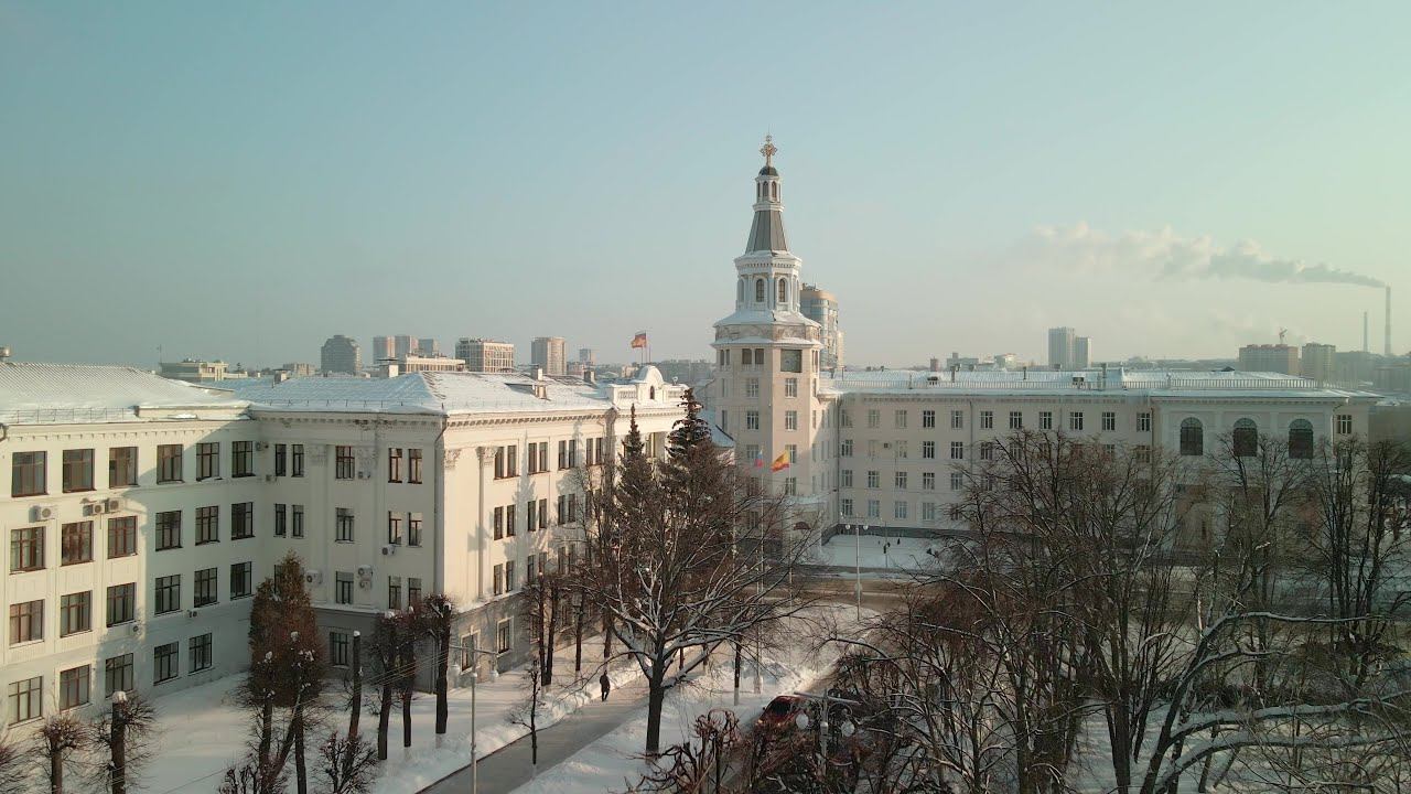 Зимние Чебоксары с дрона смотреть онлайн