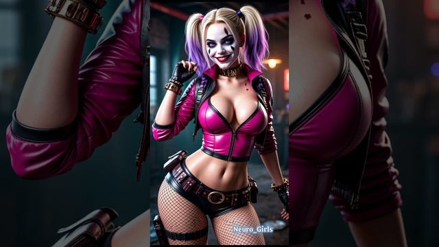 Девушки в образе Харли Квинн смотреть онлайн