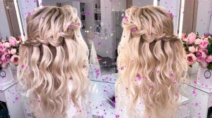 Лёгкая и Красивая Коса-Водопад | Пошаговый Урок