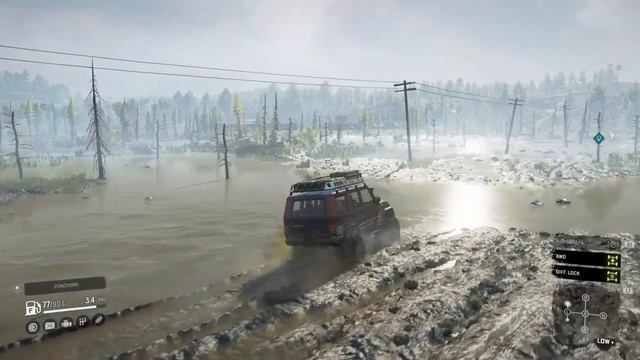 Snowrunner # 21 Russia ( Drowned Lands to Quarry ) смотреть онлайн