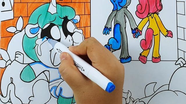 CRAFTYCORN: ABANDONED AT BIRTH... (Cartoon Animation)/ POPPY PLAYTIME New Coloring Book NCS