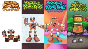 My Singing Monsters Vs Lost Landscapes Vs Monster Exolorers Vs Humbug Island | Redesign Comparisons