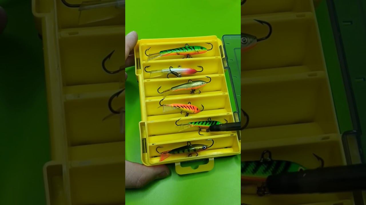 Балансиры на щуку и окуня #рыбалка #зимняяловлярыбы #балансир #rapala #shorts смотреть онлайн