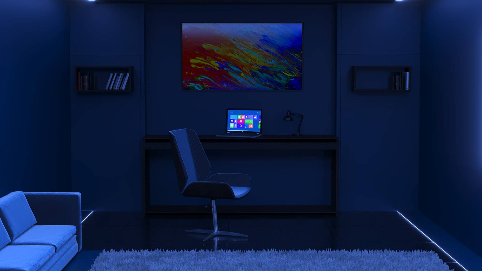 Sci-fi Interior Design Дизайн интерьера в стиле футуризм