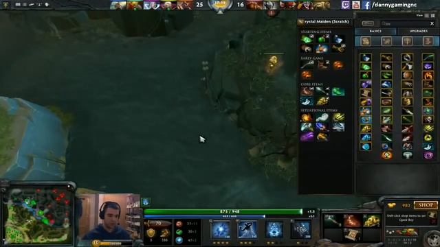 Dota 2 Gameplay Dota 2 Crystal Maiden Gameplay with Commentary смотреть онлайн