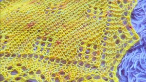 Косынка зубчиками. Описание Вторая часть